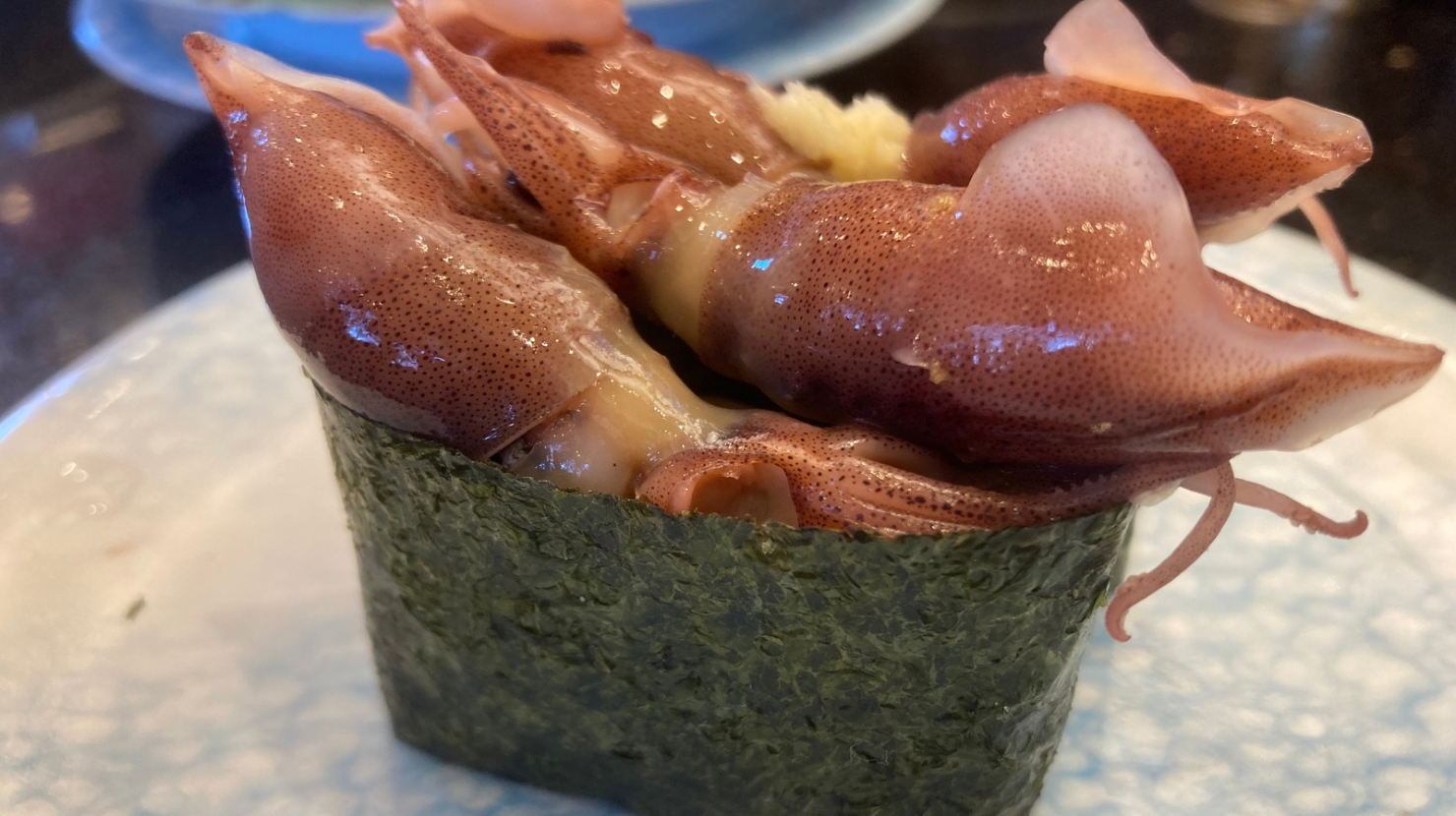 ボイルホタルイカの軍艦