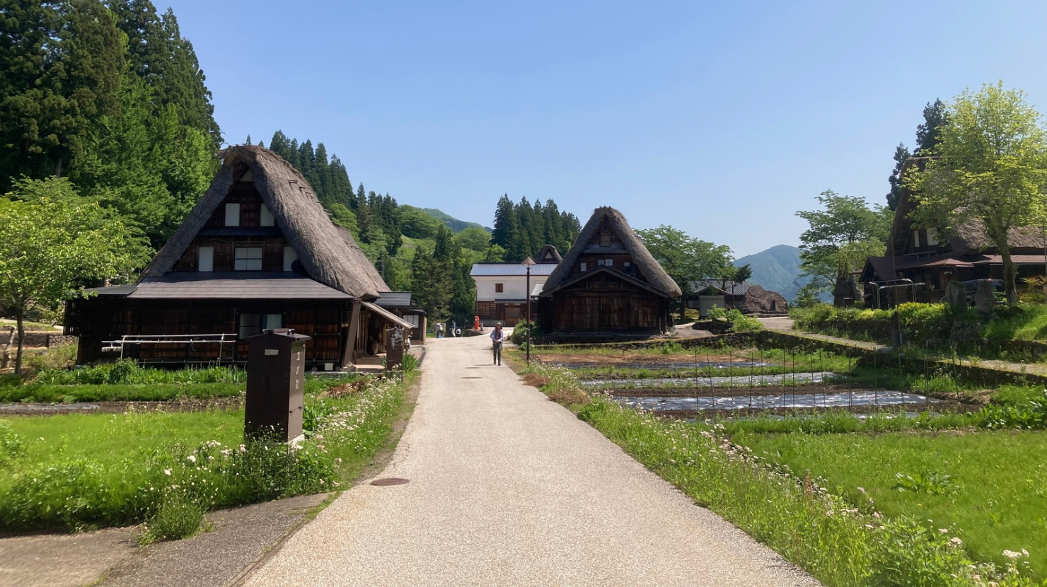alt="五箇山　相倉合掌造り集落内の様子"